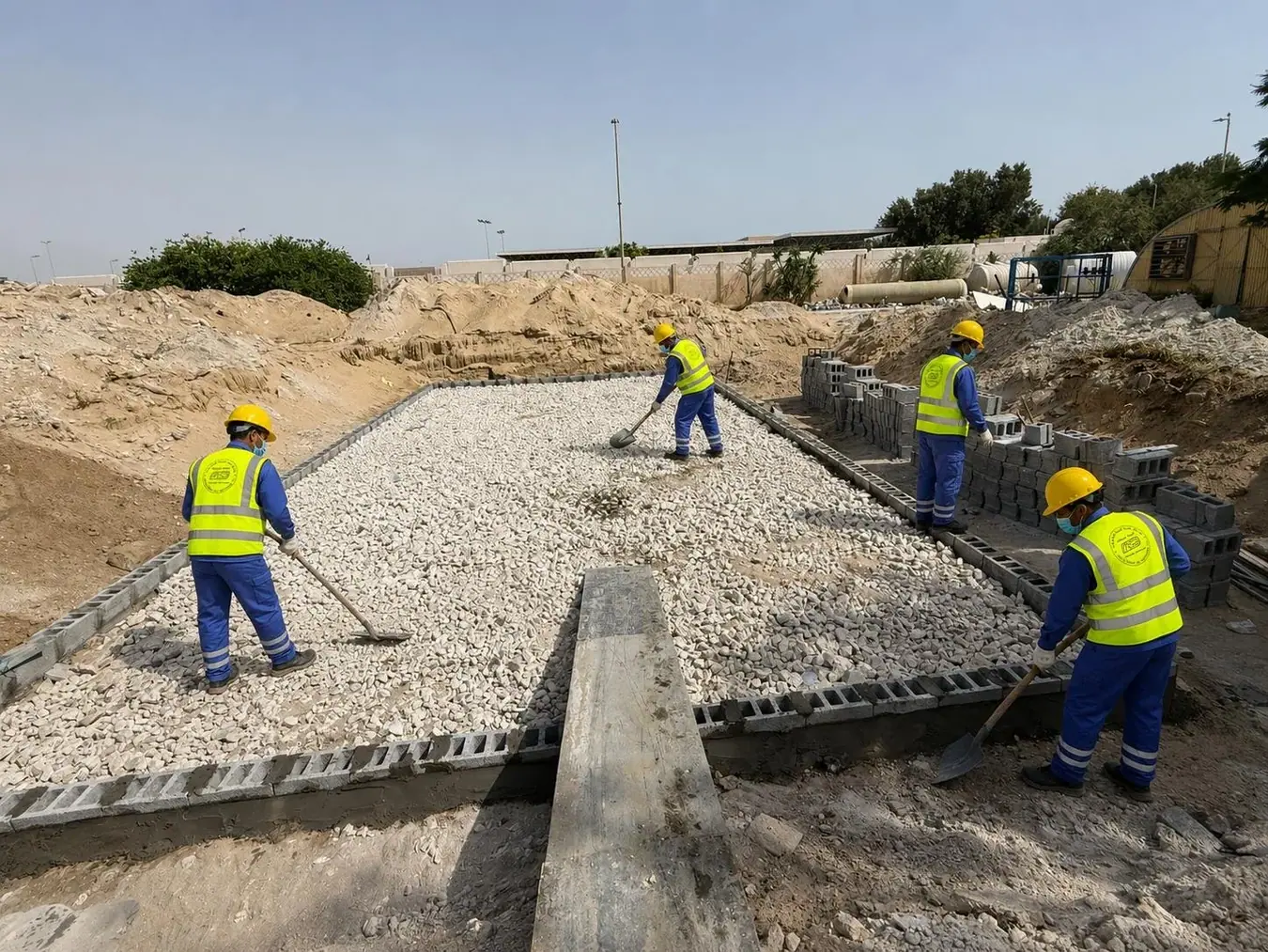 مشروع صيانة المشتل بمحافظة رأس تنورة