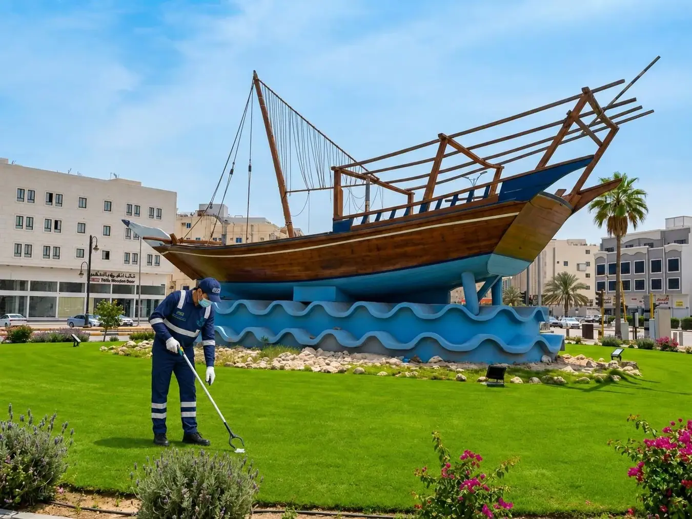 مشروع نظافة المدن في سيهات وعنك